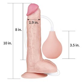 Promo 10 Inca dildo sa ejakulacijom LVTOY00400-2